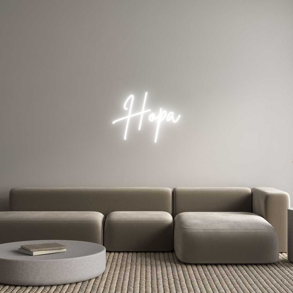 Custom Neon Sign Online Editor Hopa