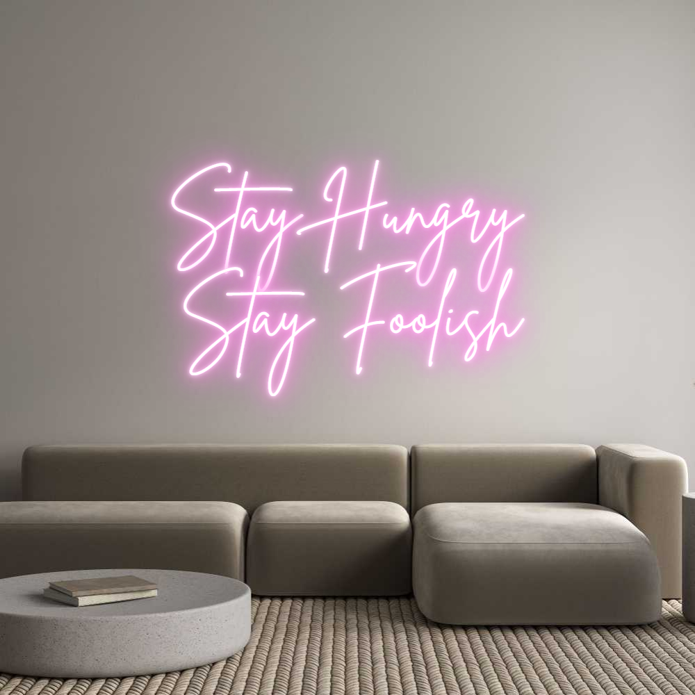 Custom Neon Sign Online Editor Stay Hungry
...