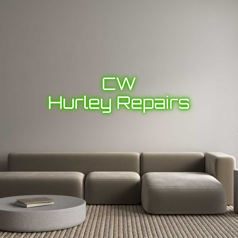 Custom Neon Sign Online Editor CW
Hurley Re...