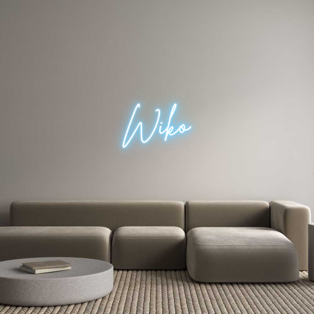 Custom Neon Sign Online Editor Wiko