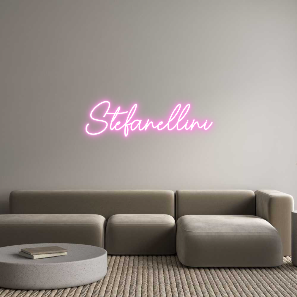 Custom Neon Sign Online Editor Stefanellini