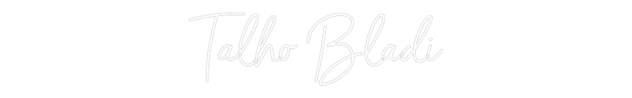 Custom Neon Sign Online Editor Talho Bladi