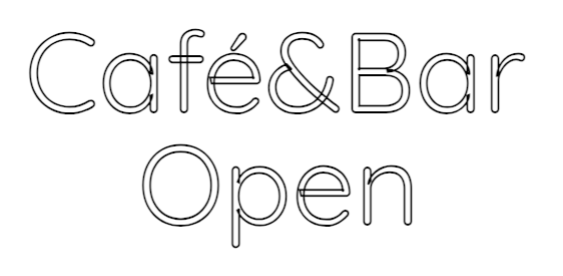 Custom Neon Sign Online Editor Café&Bar Open - Planet Neon