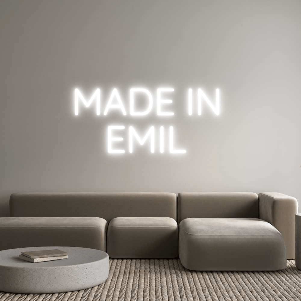 Custom Neon Sign Online Editor MADE IN EMIL - Planet Neon