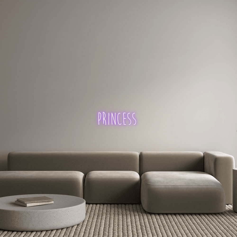 Custom Neon Sign Online Editor Princess - Planet Neon
