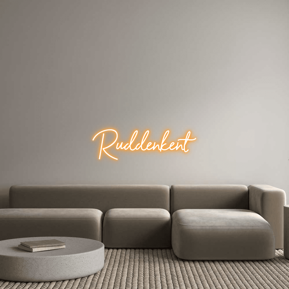 Custom Neon Sign Online Editor Ruddenkent - Planet Neon