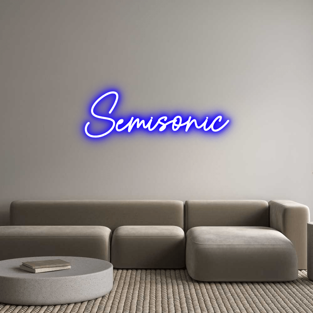 Custom Neon Sign Online Editor Semisonic - Planet Neon