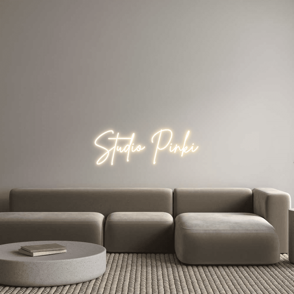 Custom Neon Sign Online Editor Studio Pinki - Planet Neon
