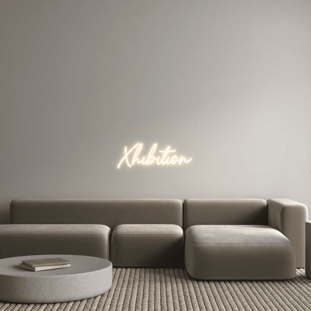 Custom Neon Sign Online Editor Xhibition - Planet Neon