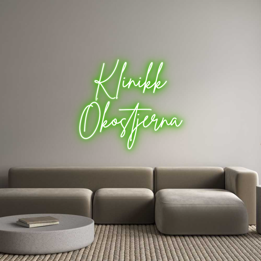 Custom Neon Sign Online Editor Klinikk
Økos...