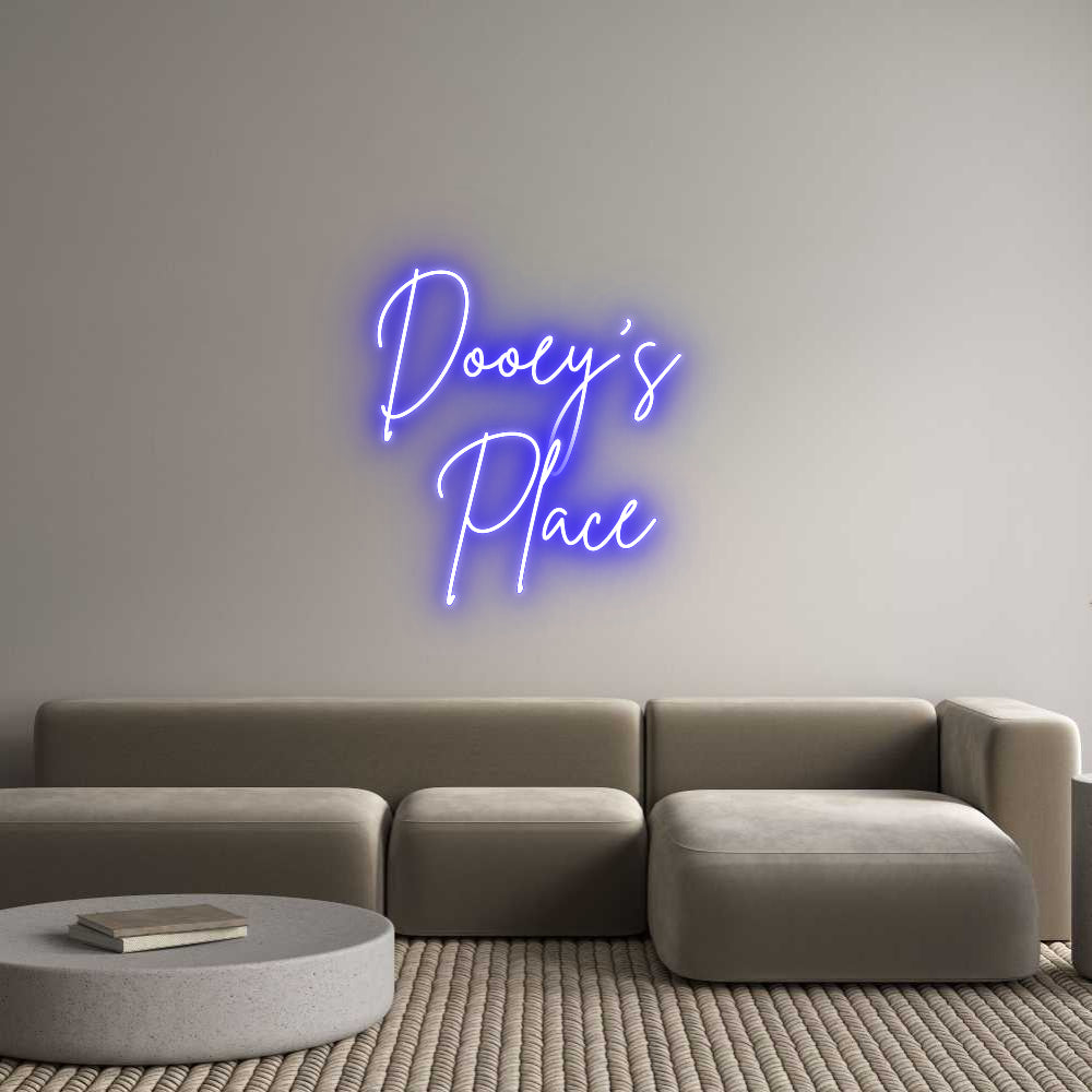 Custom Neon Sign Online Editor Dooey’s 
Place