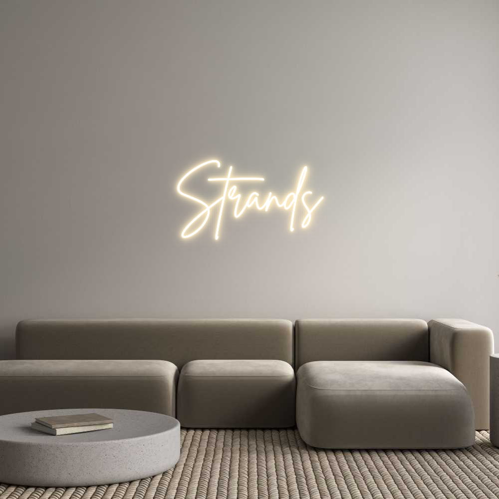 Custom Neon Sign Online Editor Strands