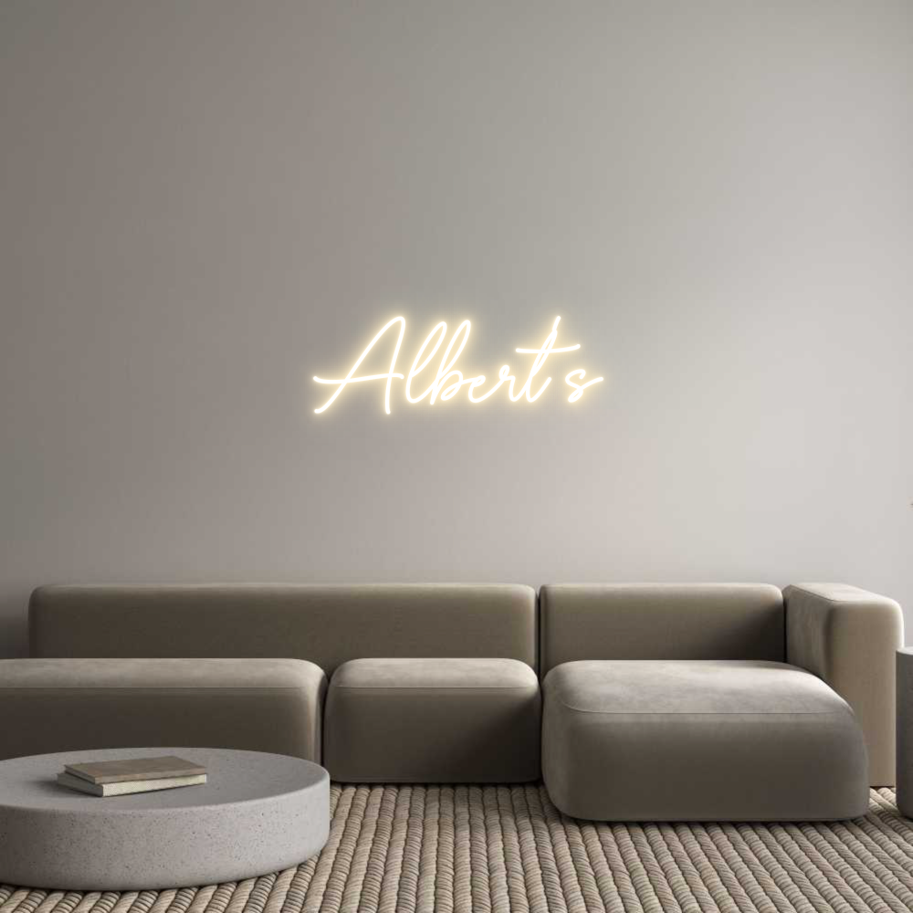 Custom Neon Sign Online Editor Albert’s