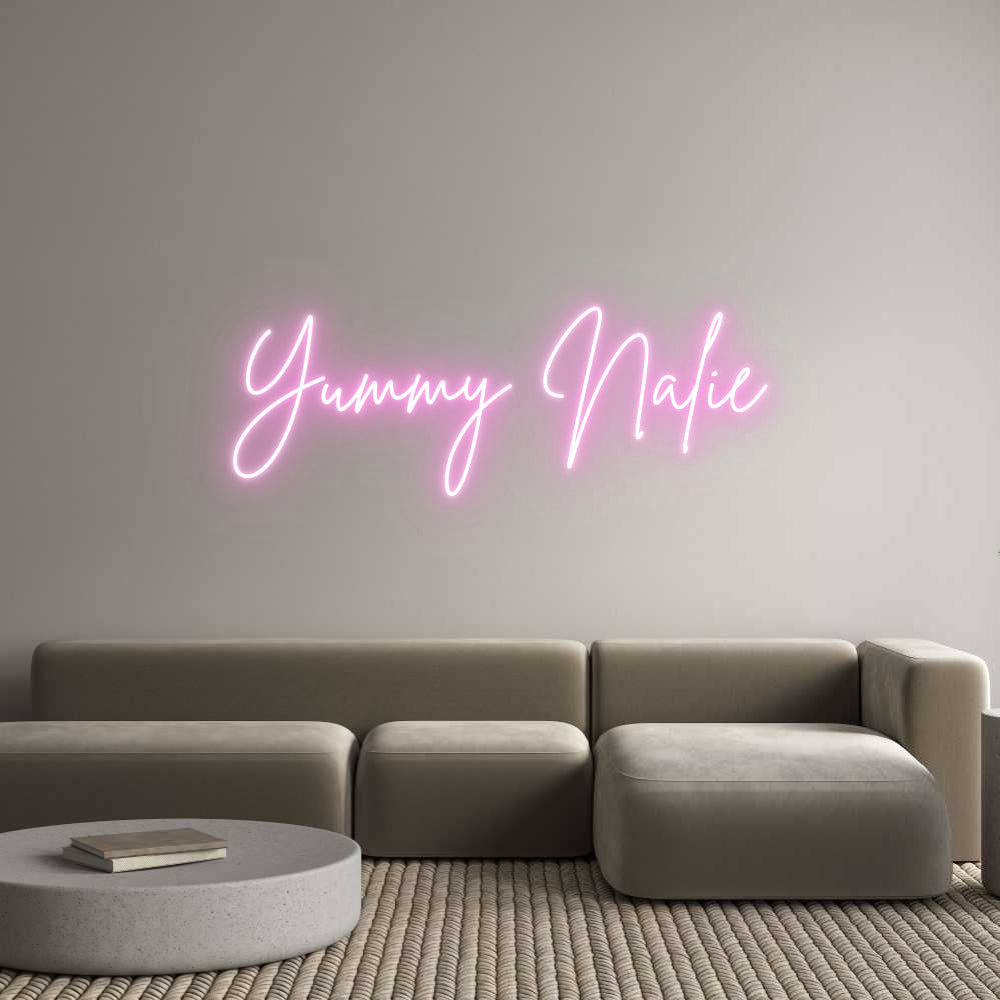 Custom Neon Sign Online Editor Yummy Nalie