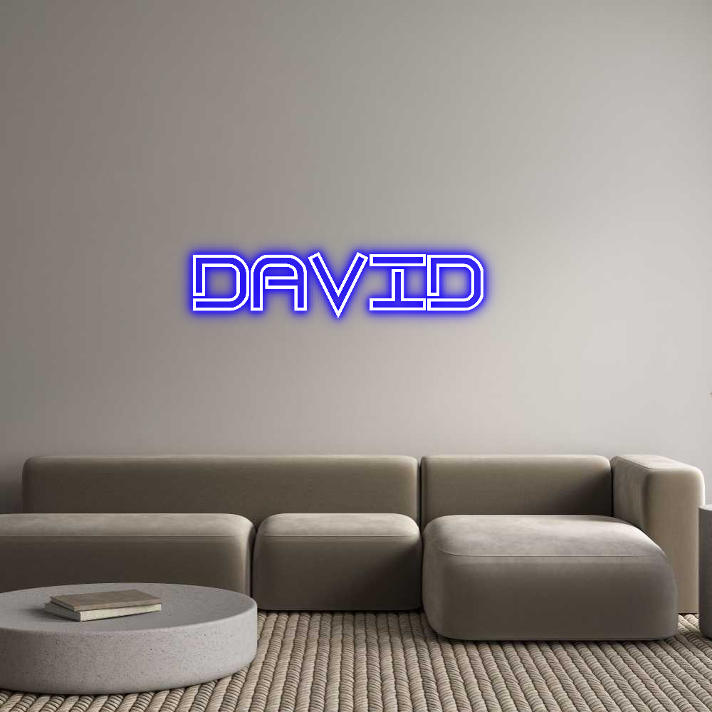 Custom Neon Sign Online Editor DAVID