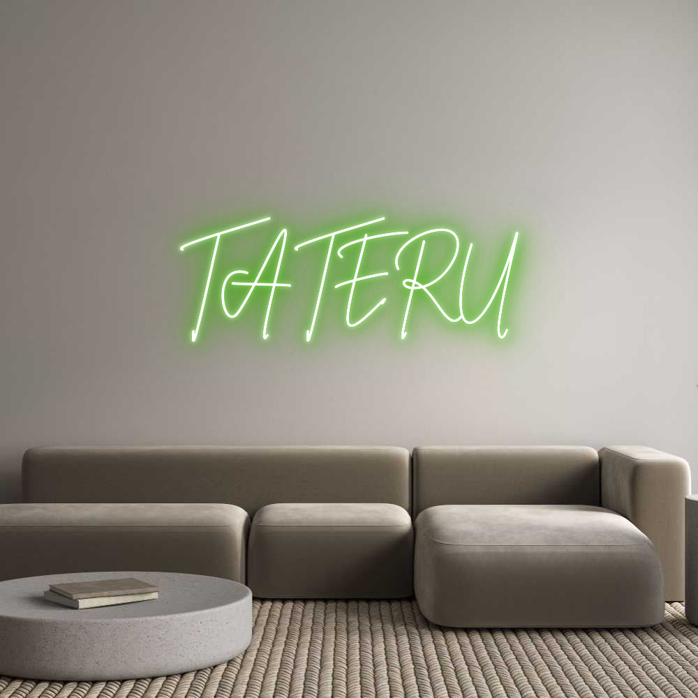 Custom Neon Sign Online Editor TATERU