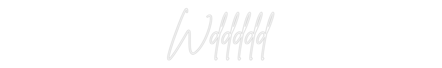 Custom Neon Sign Online Editor Wddddd