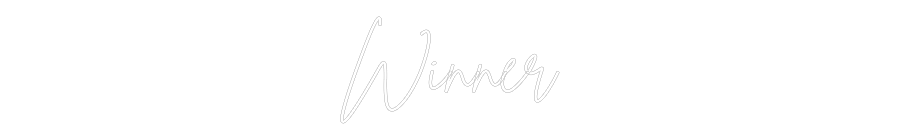 Custom Neon Sign Online Editor Winner