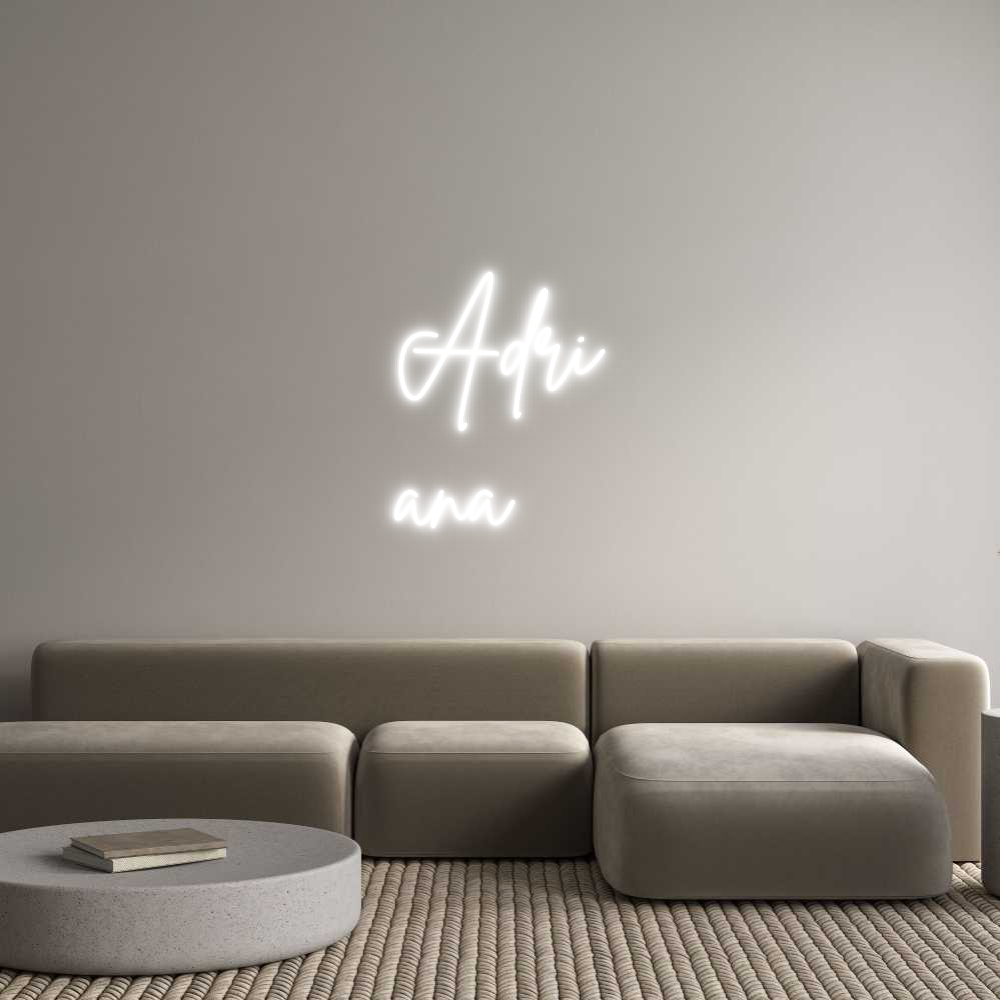 Custom Neon Sign Online Editor Adri
ana