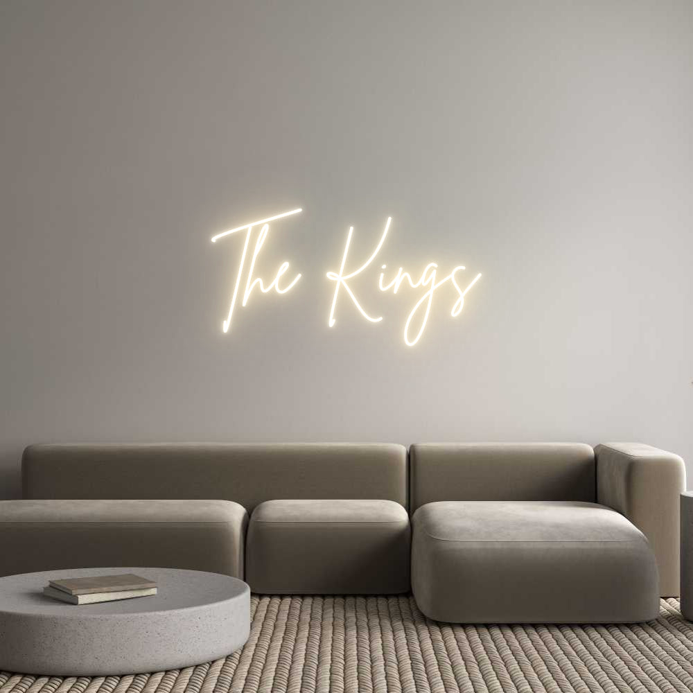 Custom Neon Sign Online Editor The Kings