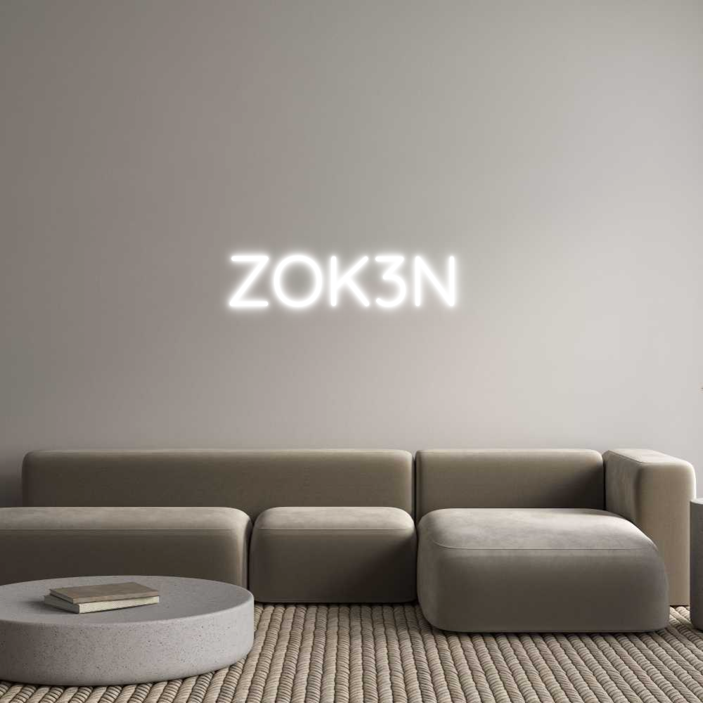 Custom Neon Sign Online Editor ZOK3N