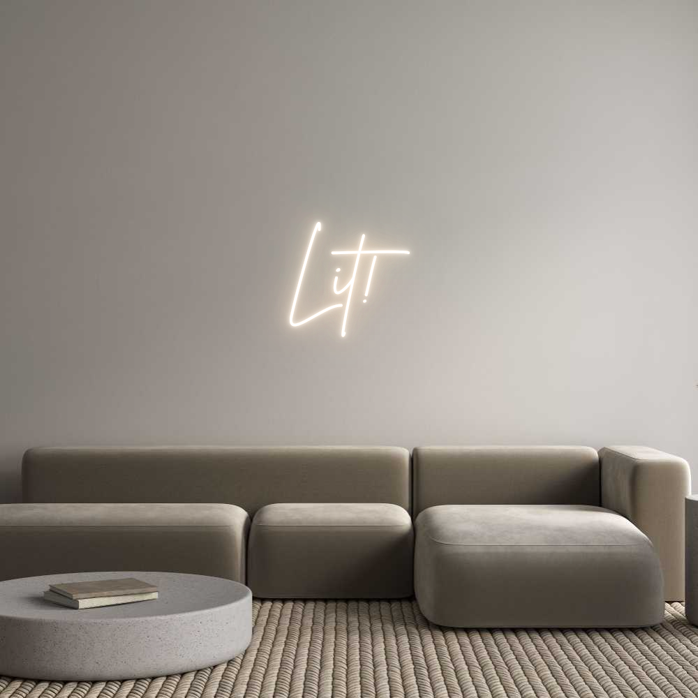 Custom Back Lit Neon Sign Online Editor Lit!