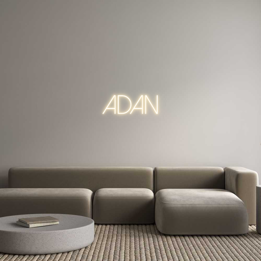Custom Neon Sign Online Editor adan