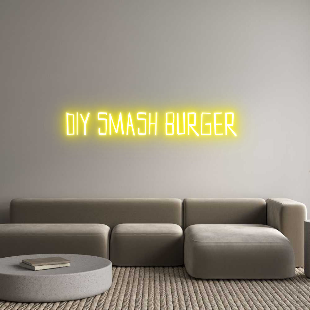 Custom Neon Sign Online Editor DIY SMASH BUR...