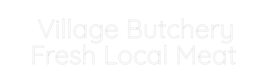 Custom Neon Sign Online Editor  Village Butc...