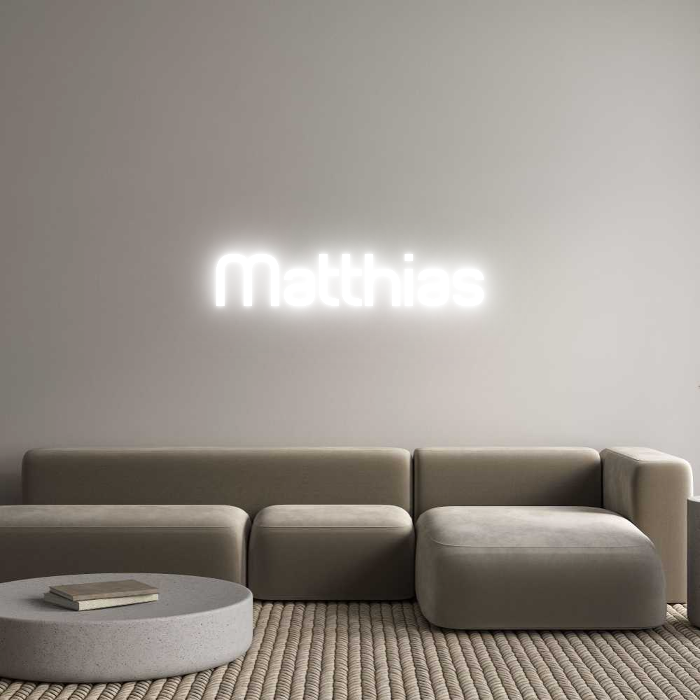 Custom Neon Sign Online Editor Matthias
