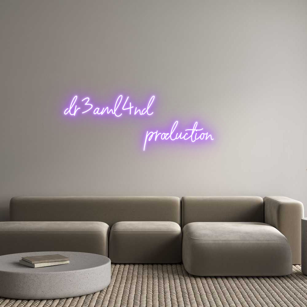 Custom Neon Sign Online Editor dr3aml4nd    ...