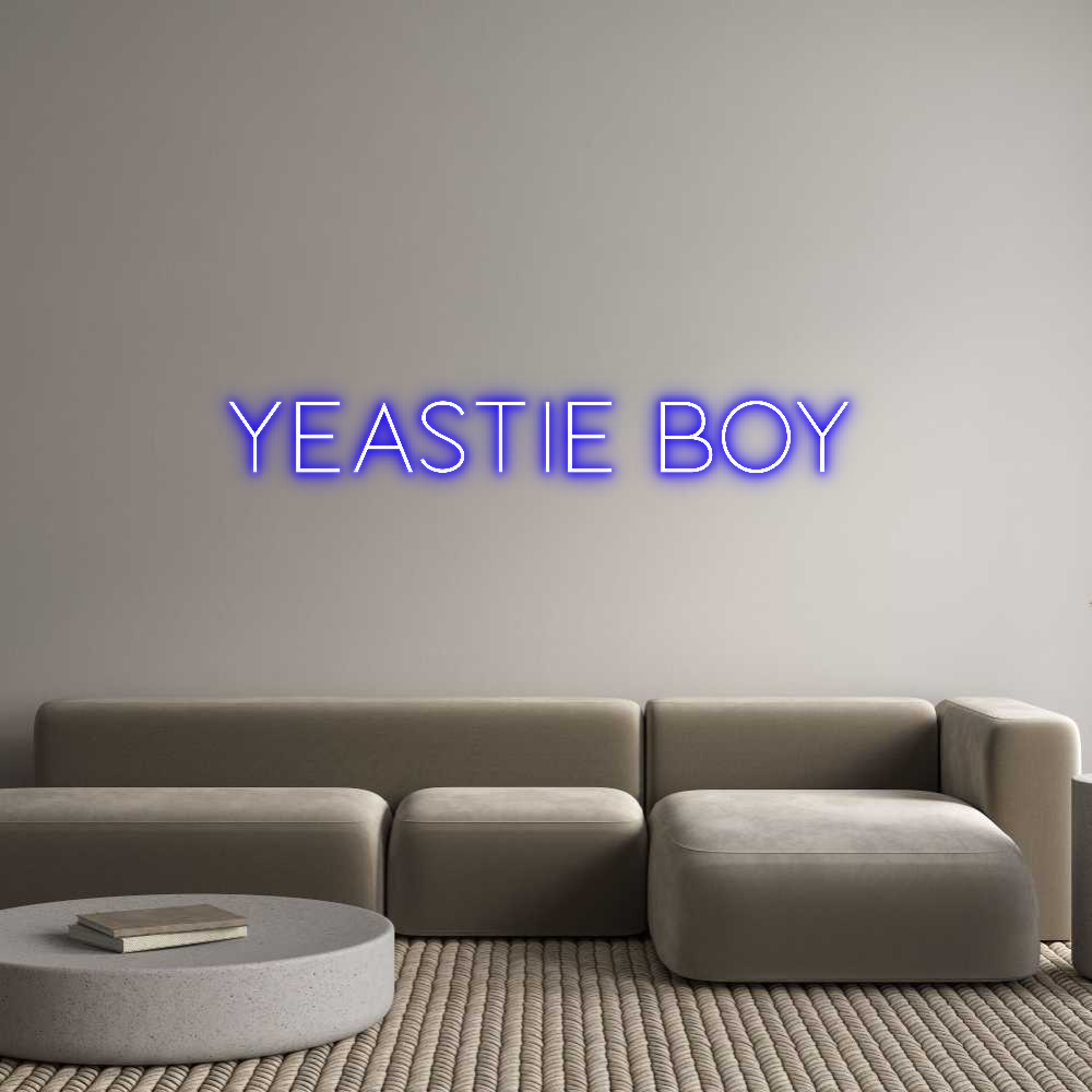 Custom Neon Sign Online Editor Yeastie Boy