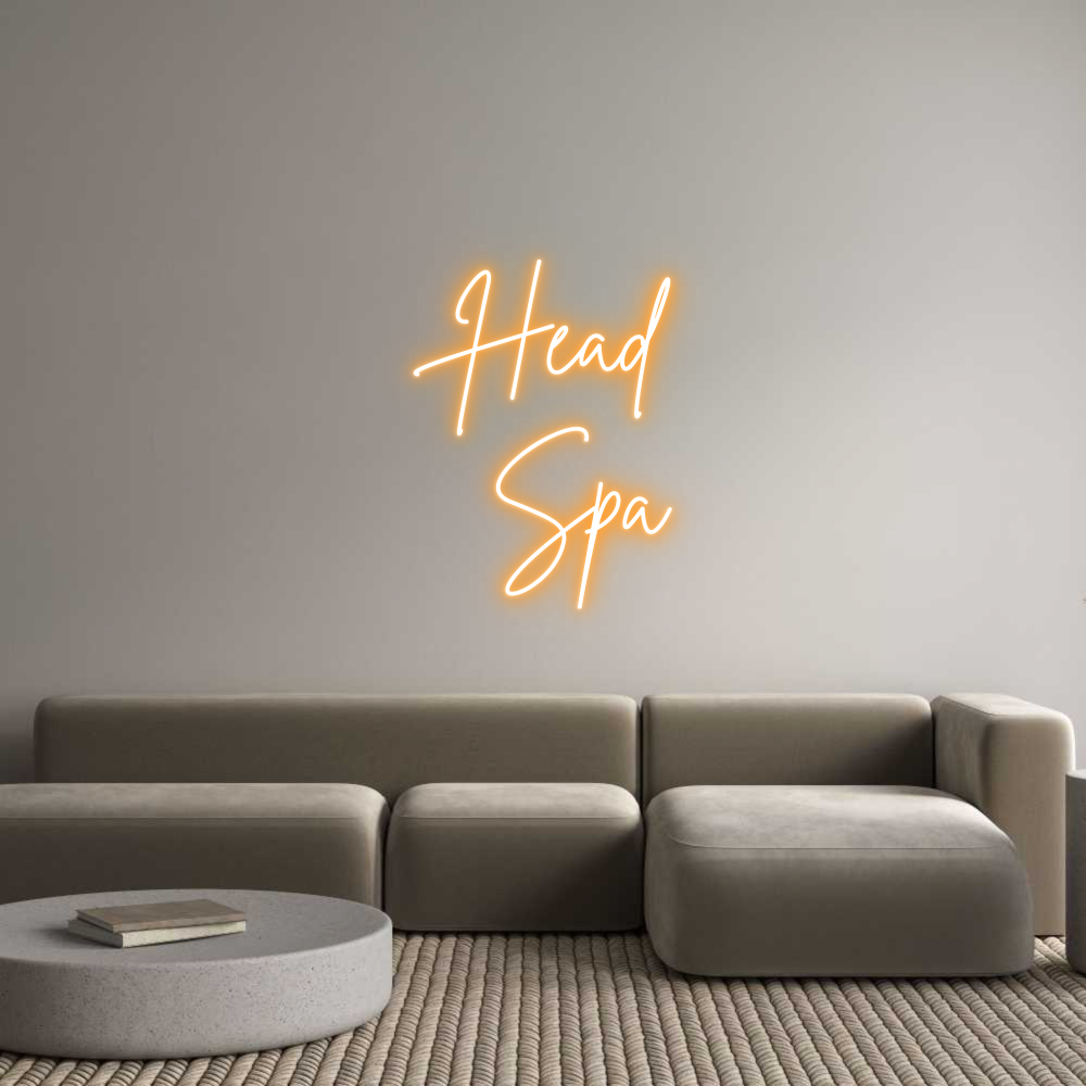 Custom Neon Sign Online Editor Head
Spa