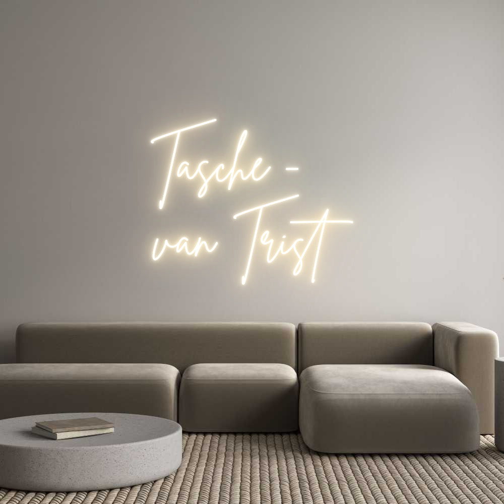 Custom Neon Sign Online Editor Tasche -
van...