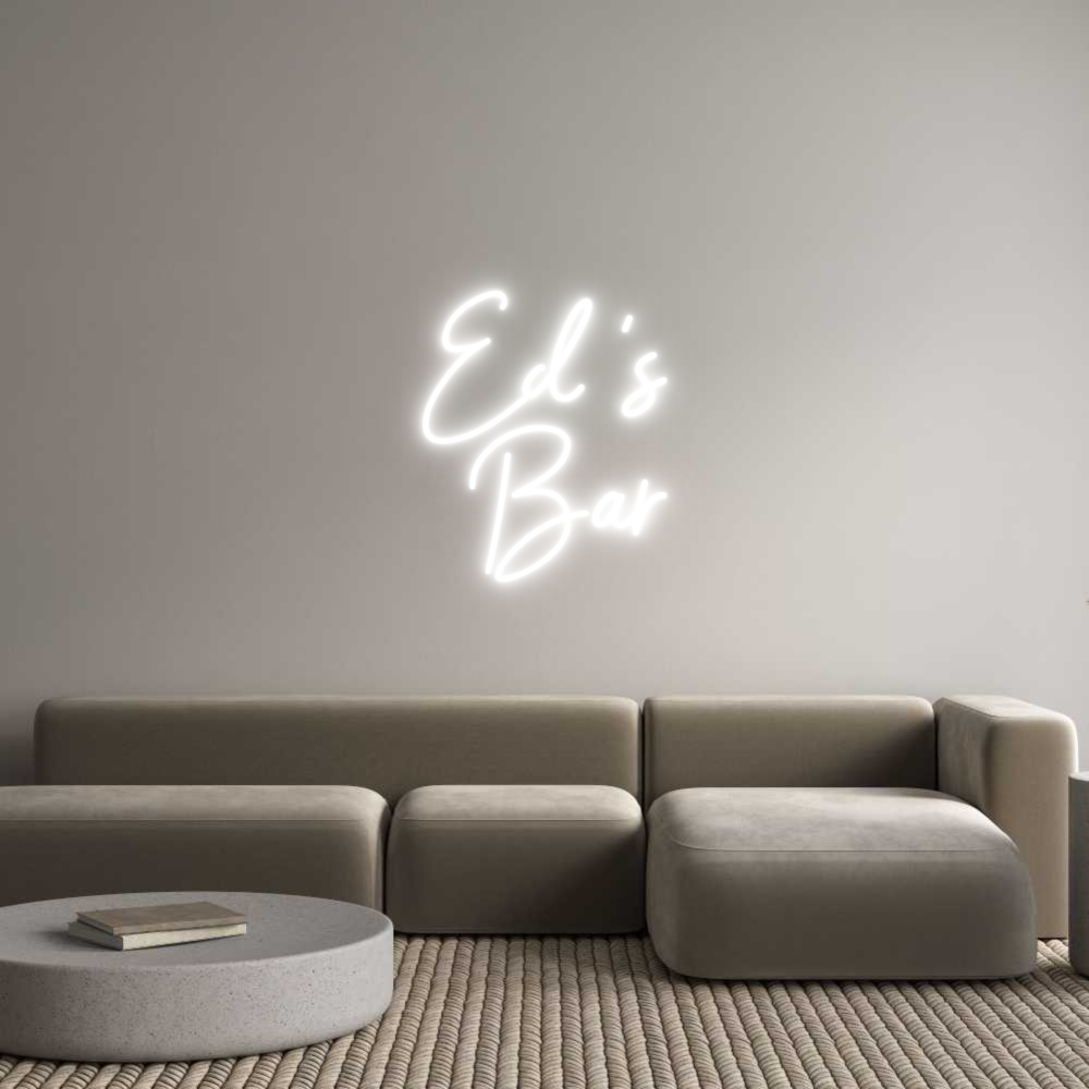 Custom Neon Sign Online Editor Ed 's
Bar