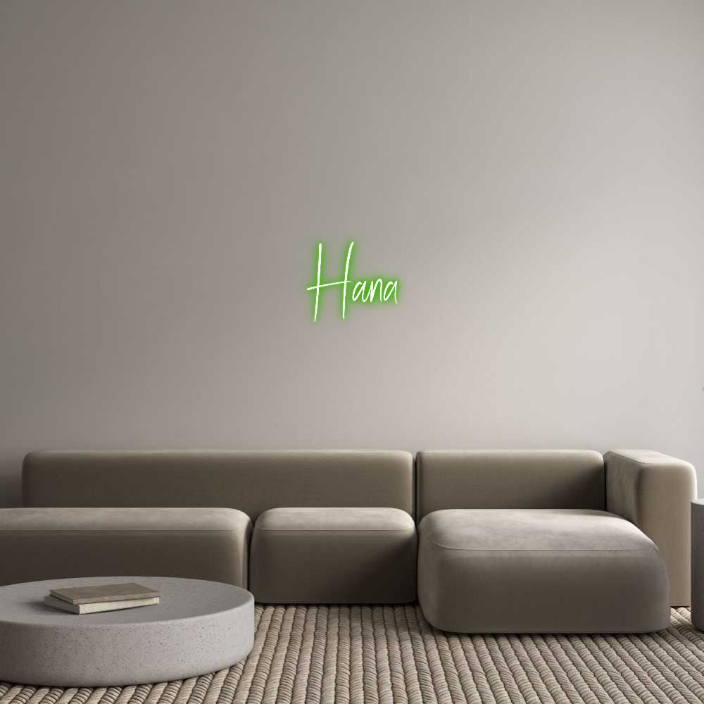 Custom Neon Sign Online Editor Hana