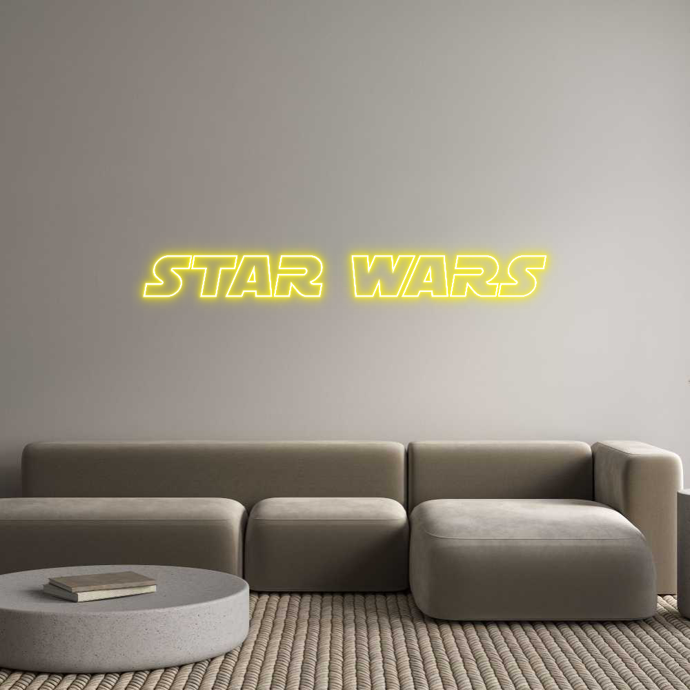 Custom Neon Sign Online Editor STAR WARS