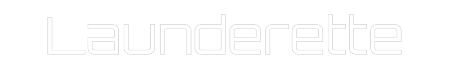 Custom Neon Sign Online Editor Launderette
