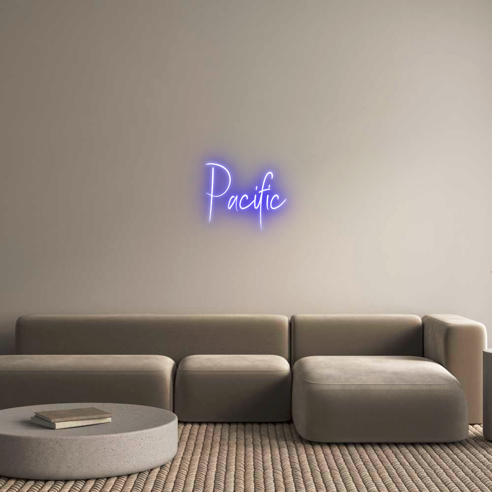 Custom Neon Sign Online Editor Pacific