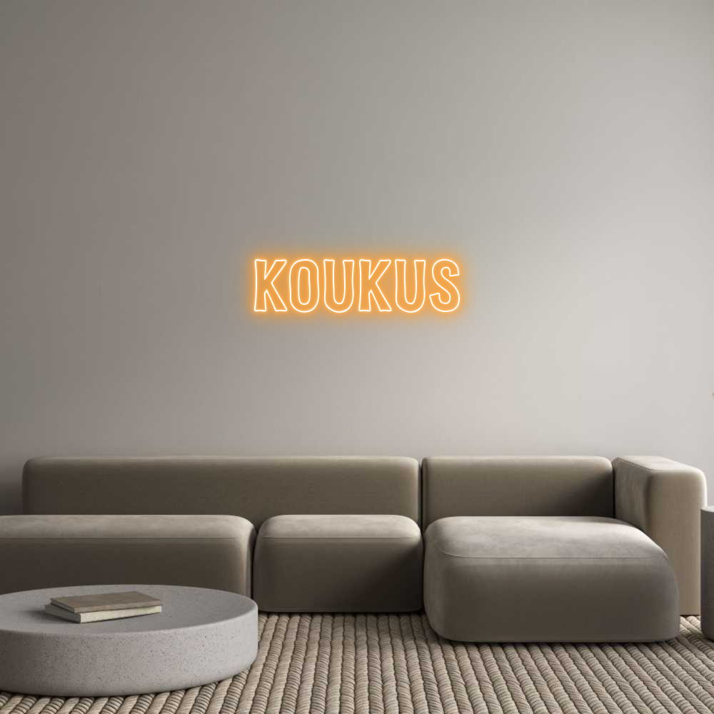 Custom Neon Sign Online Editor KOUKUS