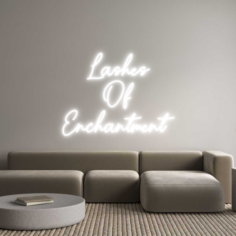 Custom Neon Sign Online Editor Lashes
Of
E...