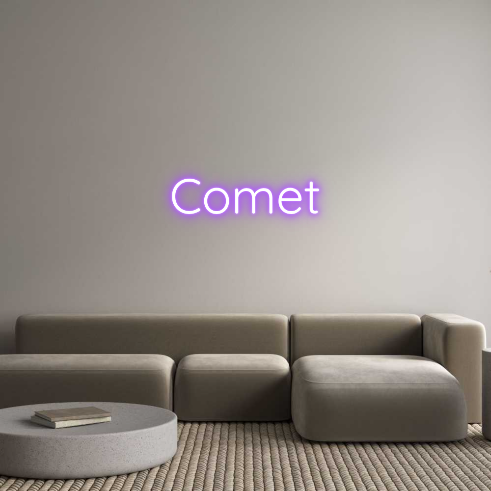 Custom Neon Sign Online Editor Comet