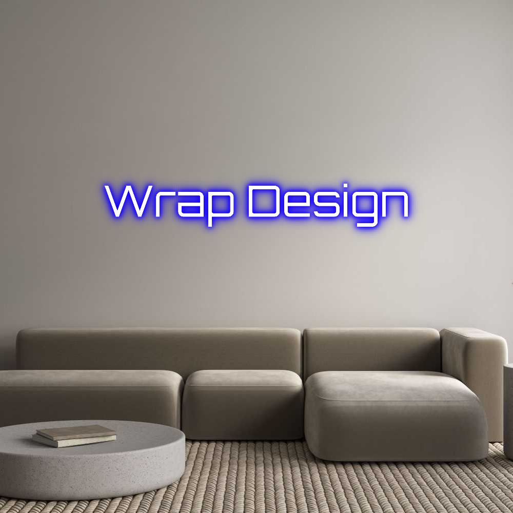 Custom Neon Sign Online Editor Wrap Design