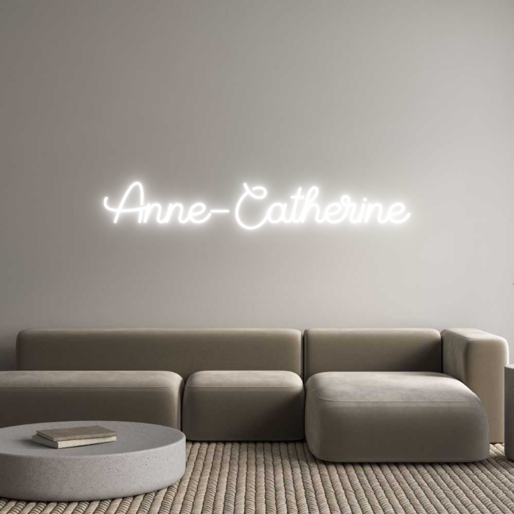 Custom Neon Sign Online Editor Anne-Catherine
