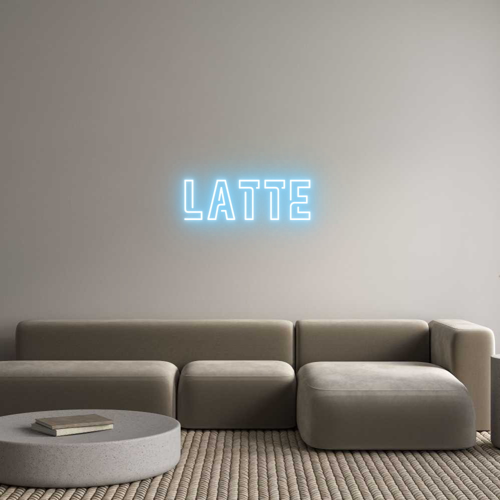 Custom Neon Sign Online Editor LATTE