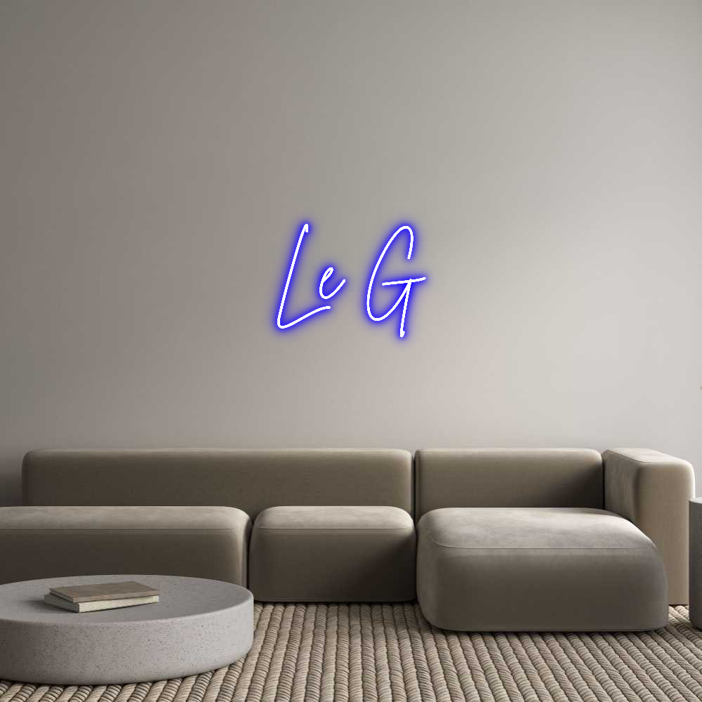 Custom Neon Sign Online Editor Le G
