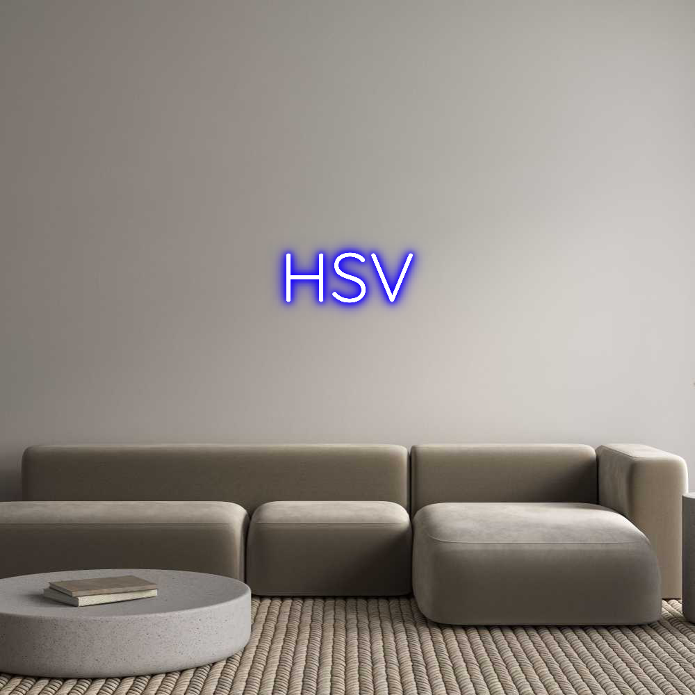 Custom Neon Sign Online Editor HSV
