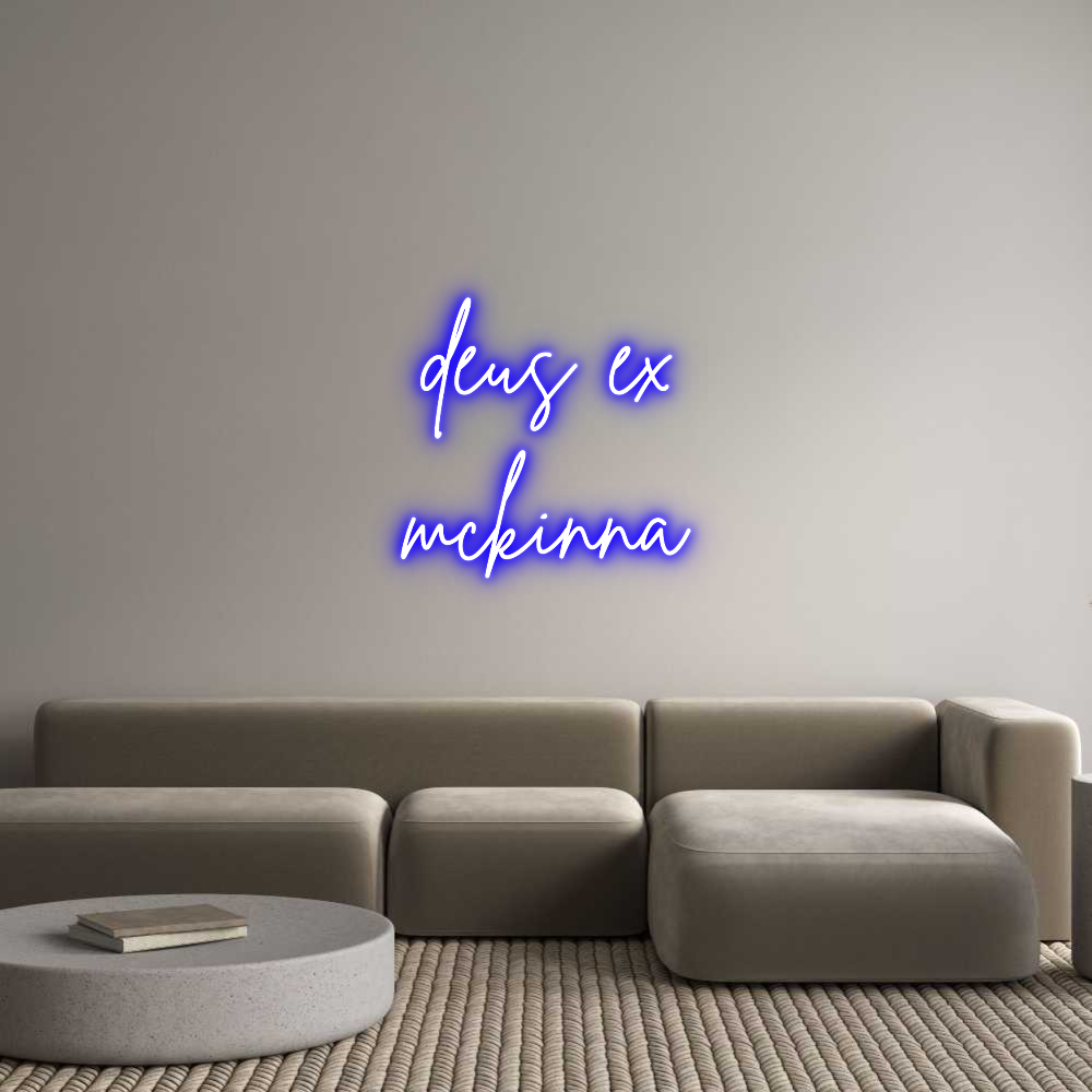 Custom Neon Sign Online Editor deus ex
mcki...