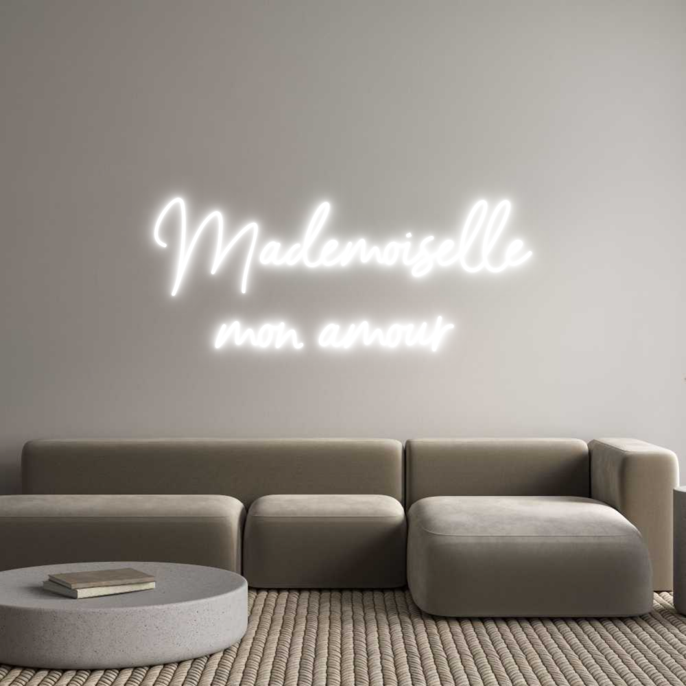 Custom Neon Sign Online Editor Mademoiselle
...