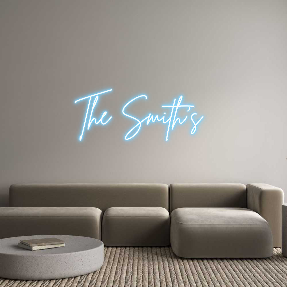 Custom Neon Sign Online Editor The Smith's